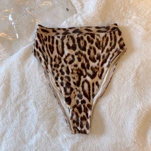 Monday Swimwear Riviera Bottom Leopard